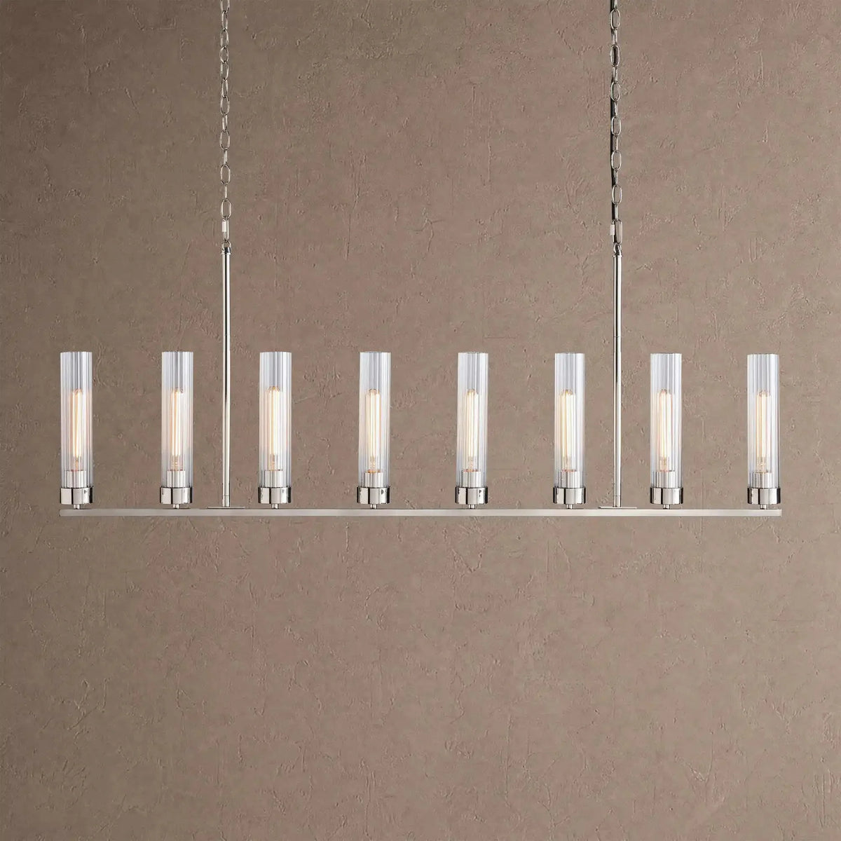 Alaric Linear Chandelier 5/7/8 Light - 8-LightNickelcasivra