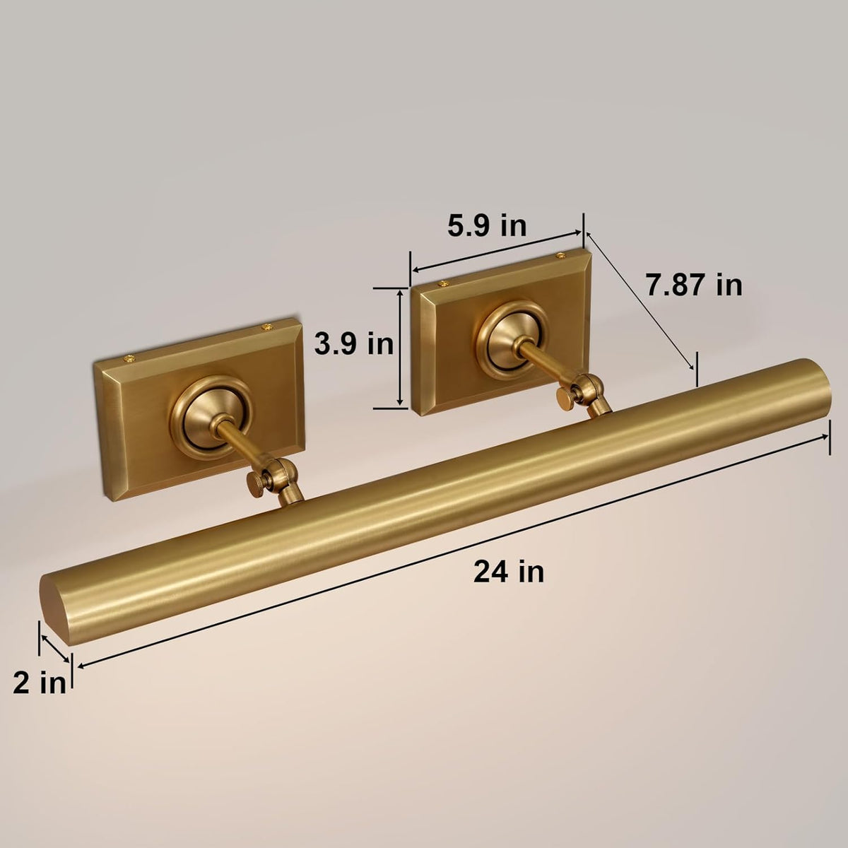 Anite Picture Light - Antique Brass24″ Wcasivra