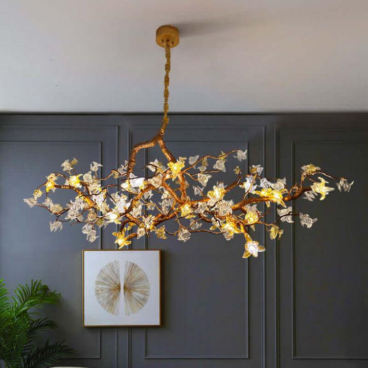 Aosta Branch Chandelier - L 39.4″(100cm) x W 17.7″(45cm) x H 19.7″(50cm)casivra