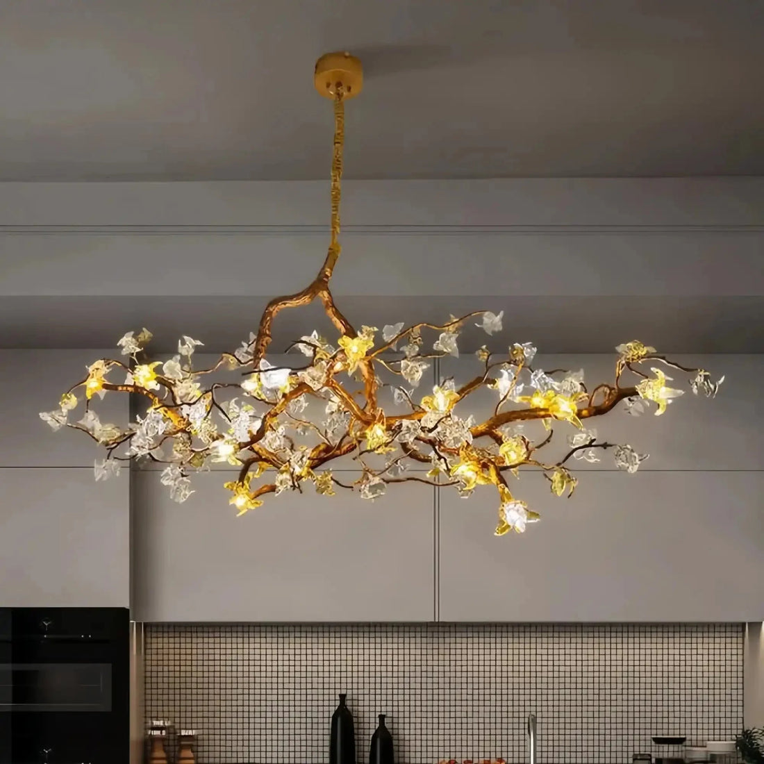 Aosta Branch Chandelier - L 39.4″(100cm) x W 17.7″(45cm) x H 19.7″(50cm)casivra