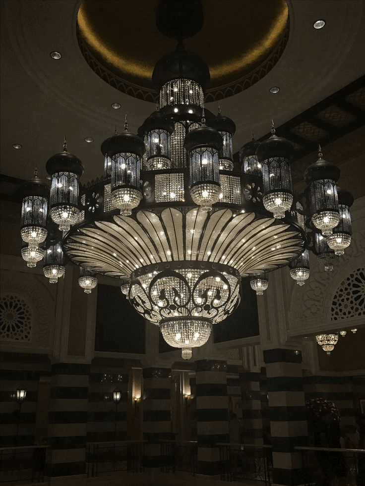Arabian Nights Ornate Elegance Chandelier for High-ceiling - Custom/D80cm*H100cmWarm Lightcasivra