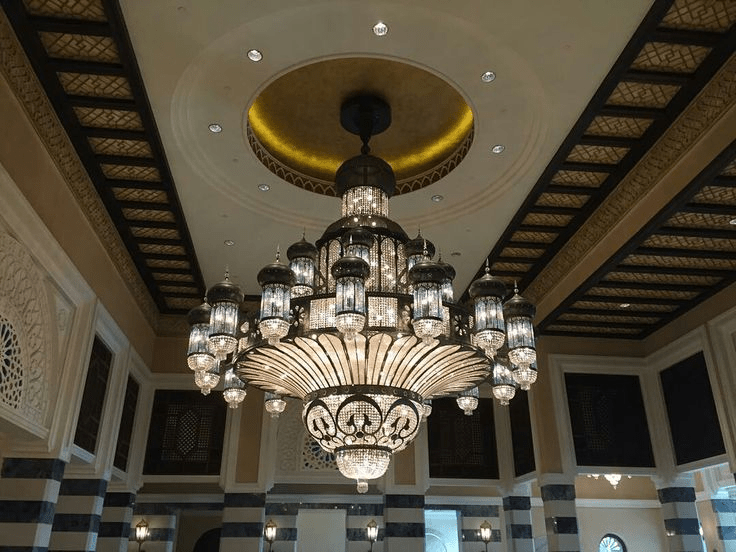 Arabian Nights Ornate Elegance Chandelier for High-ceiling - Custom/D80cm*H100cmWarm Lightcasivra
