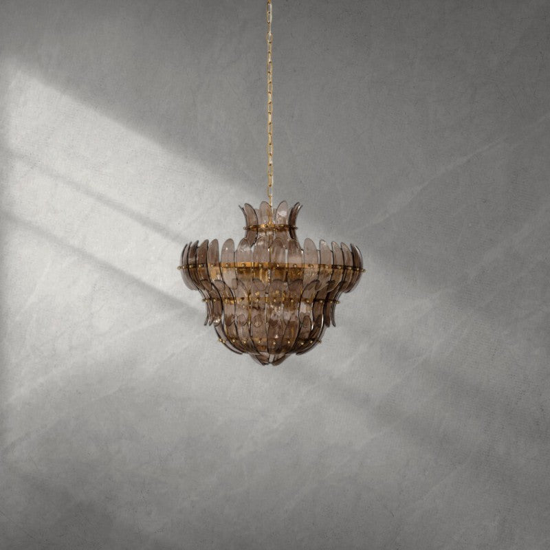Arcade 10 - Light Blown Glass Chandelier - Bluecasivra