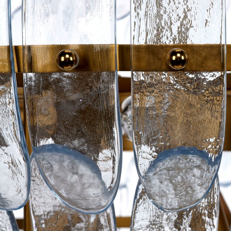 Arcade 10 - Light Blown Glass Chandelier - Bluecasivra