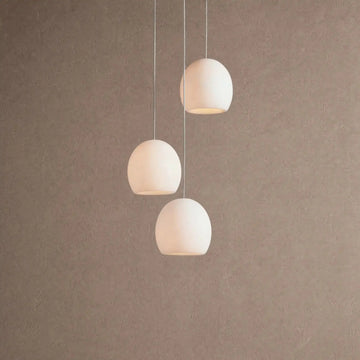 Avila Round Alabaster Chandelier Light - 3-Lightcasivra