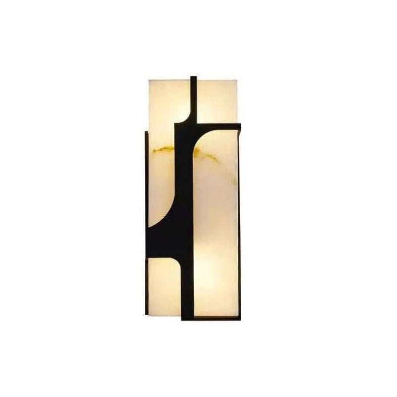 Arie Alabaster Wall Sconce - DIA 15 CM X H 38 CM / ∅ 5.9″ X H 15″Brasscasivra