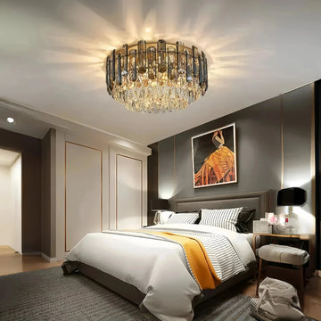 Arina Luxury Round Crystal Chandelier 31" - casivra