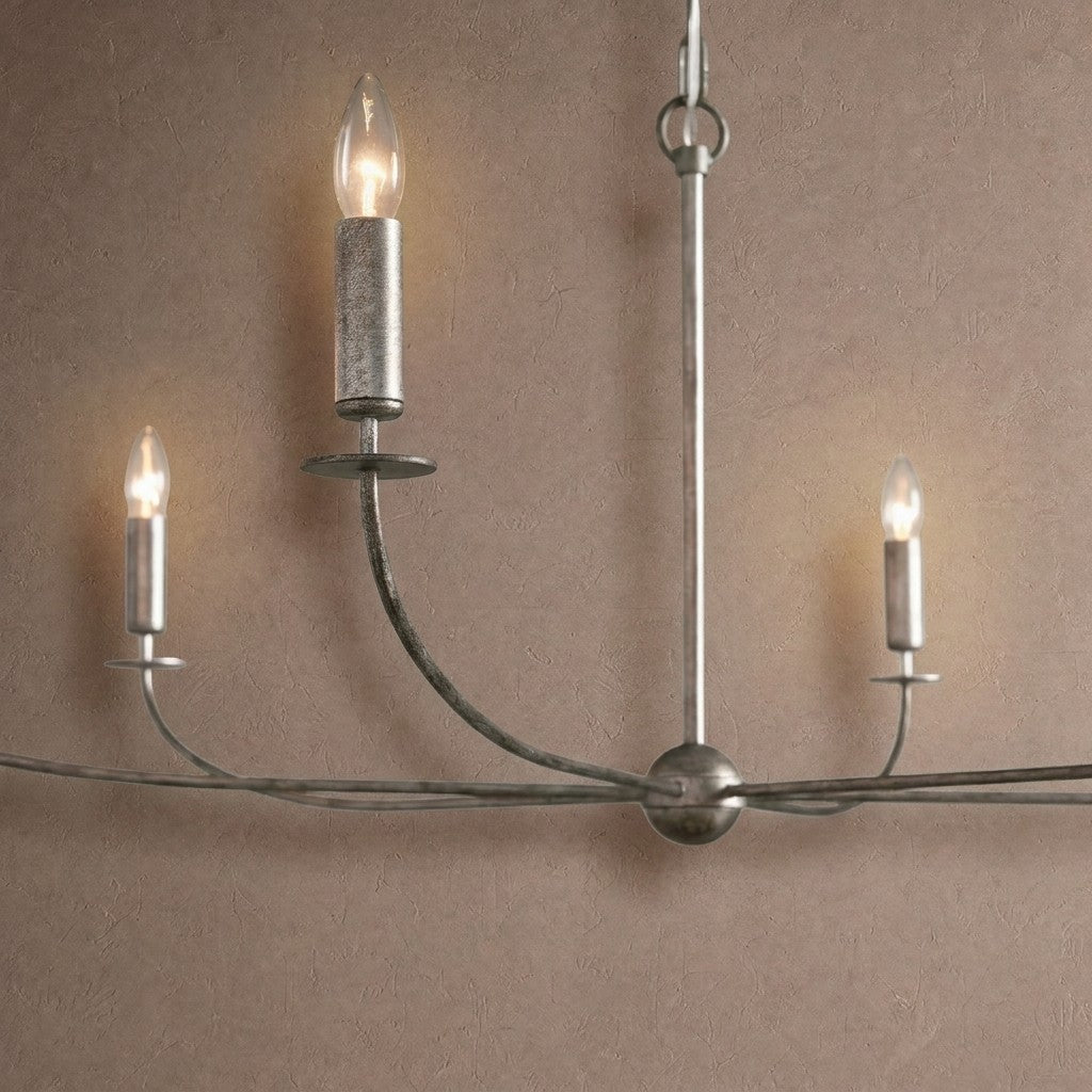 Arnett Round Chandelier - 8 LIGHTGOLDcasivra