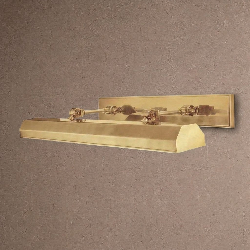 Art Woodbury Picture Light Aged Brass 16" 23" 30" - 30"casivra
