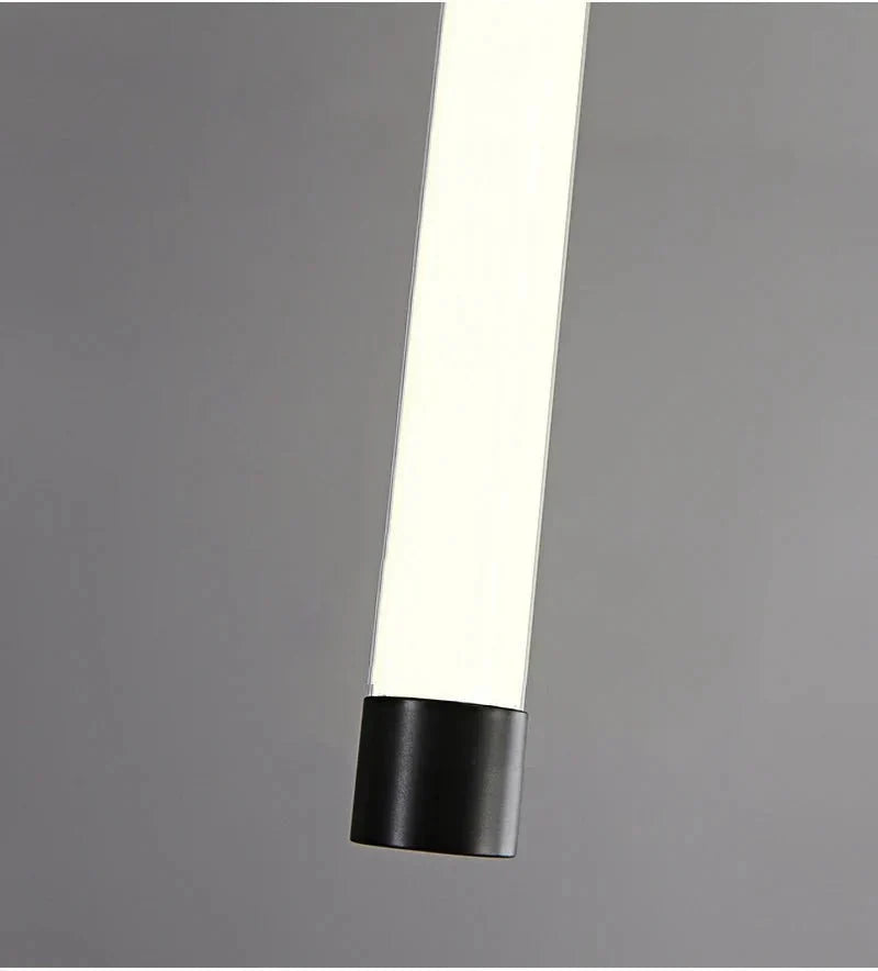 Atia Modern Long Chandelier For Staircase Black/Gold/Silver-Chandeliers-casivra-casivra