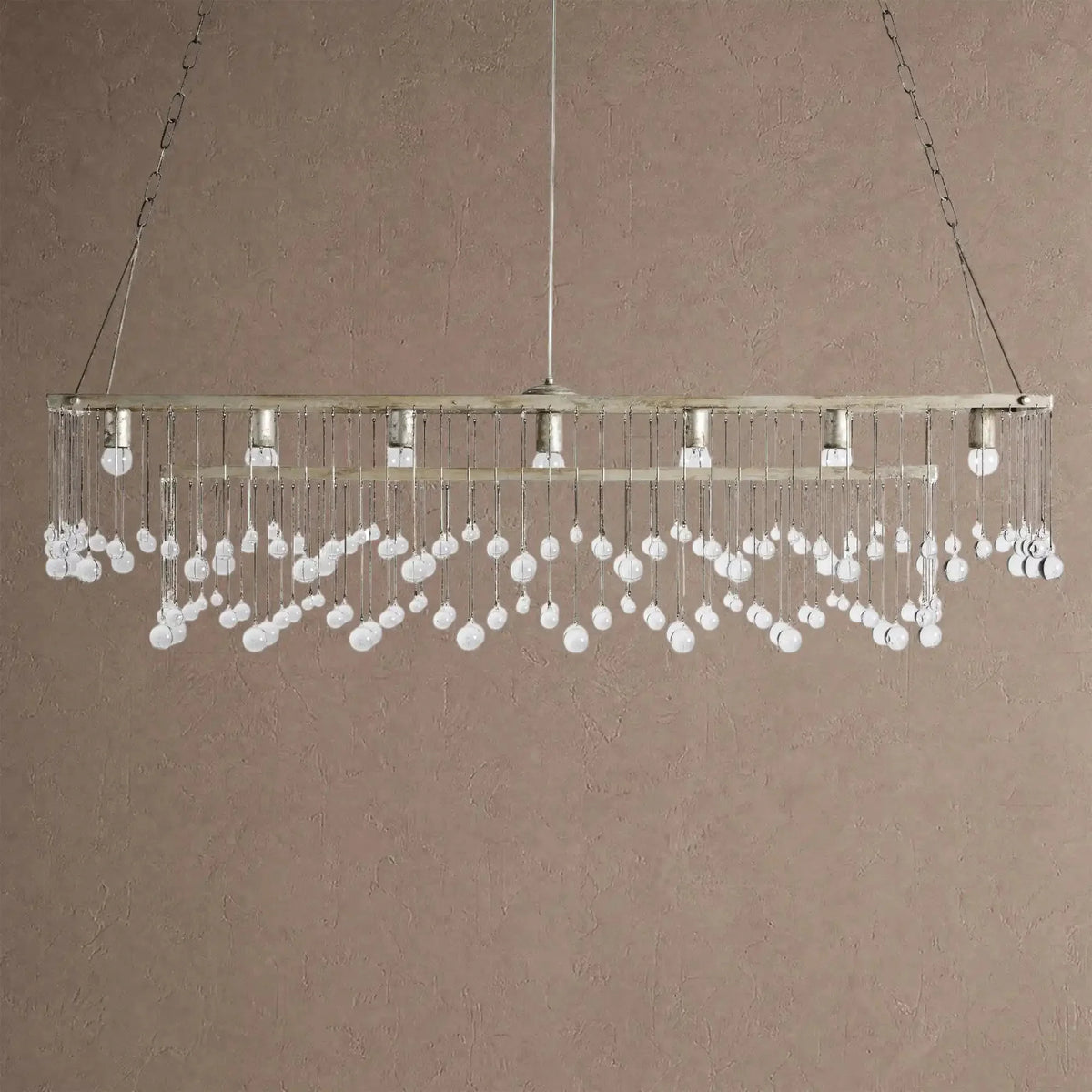 Ansley Rectangular Chandelier 47''60'' - 60‘’Bronzecasivra