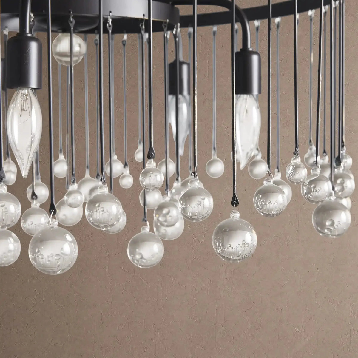 Ansley Round Chandelier - 4-Tier 8-LightSilvercasivra