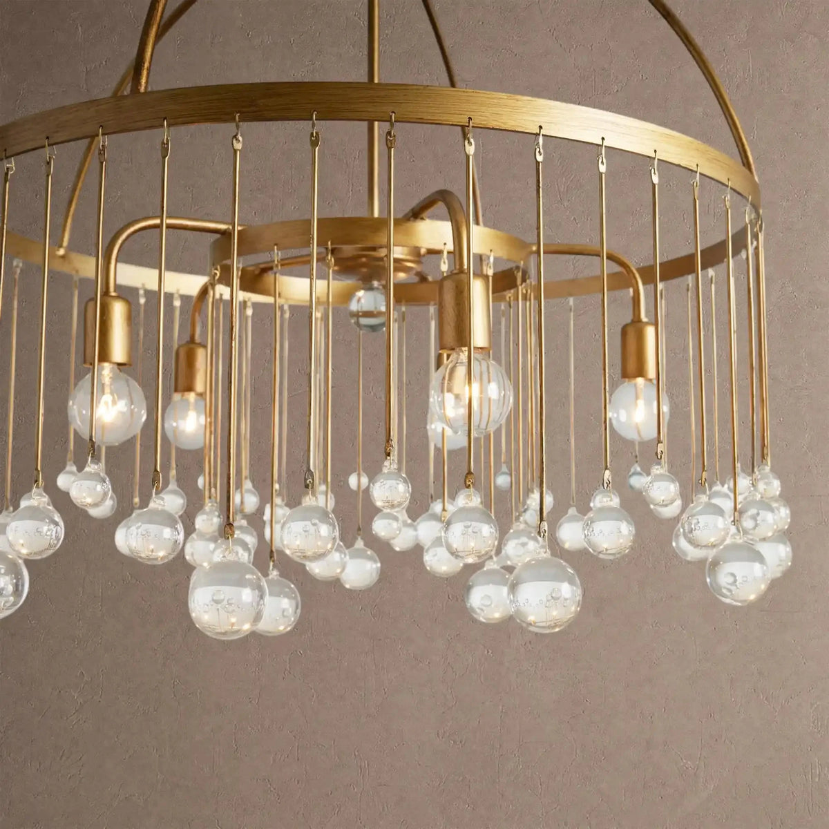 Ansley Round Chandelier - 4-Tier 8-LightSilvercasivra