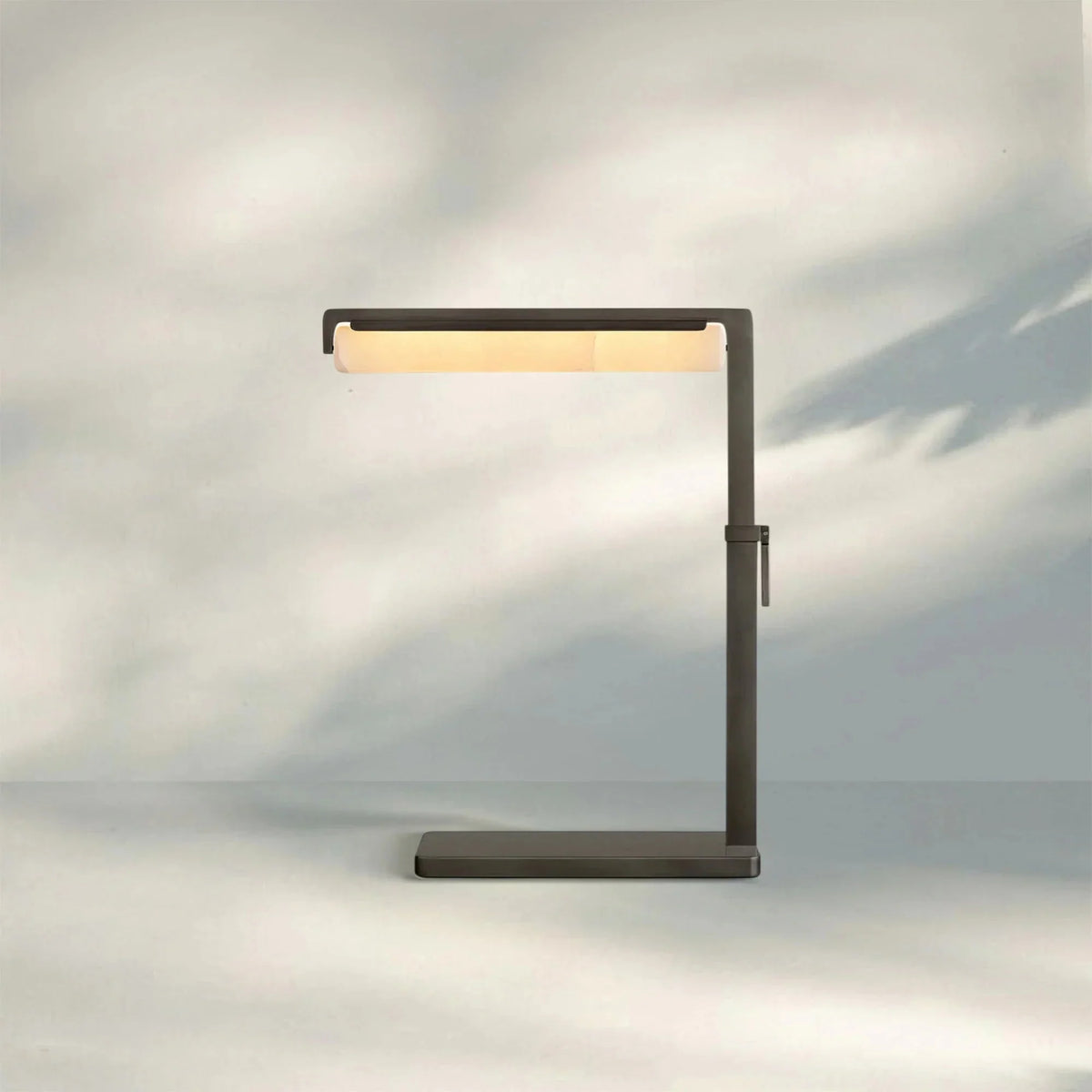 Auburn Alabaster Task Table Lamp - Bronzecasivra