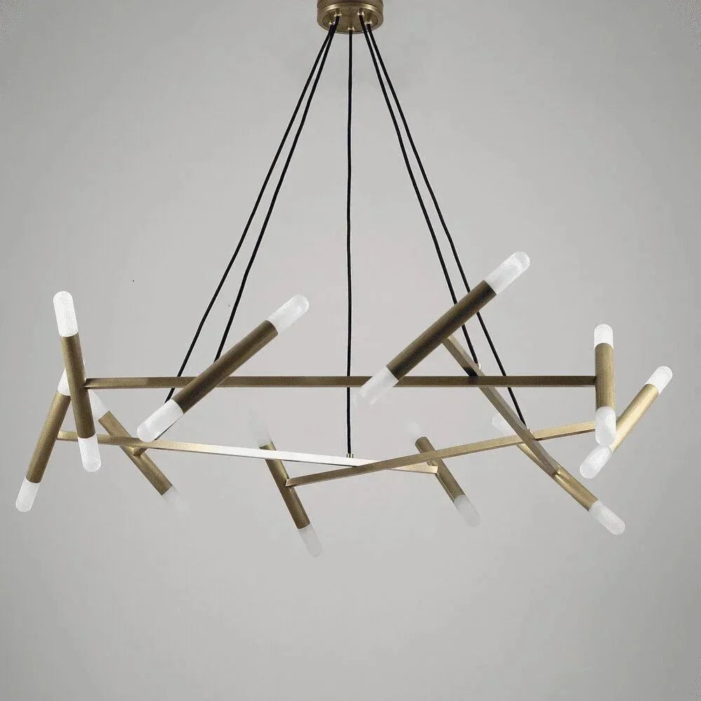 AURUM MODERN BRANCH CHANDELIER 23.6" 31.5" 39.4" 47.2"D - Ø 60 cm (23.6") × H 27 cm (10.6")casivra