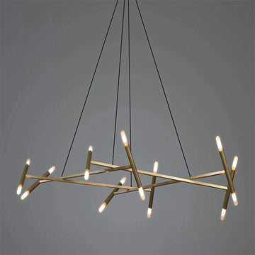 AURUM MODERN BRANCH CHANDELIER 23.6" 31.5" 39.4" 47.2"D - Ø 120 cm (47.2") × H 27 cm (10.6")casivra