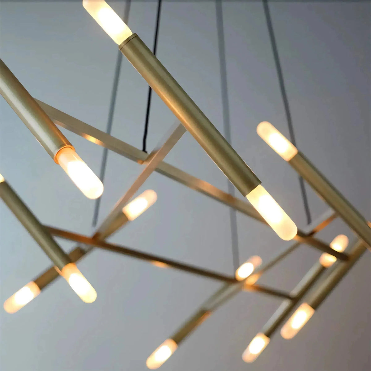 AURUM MODERN BRANCH CHANDELIER 23.6" 31.5" 39.4" 47.2"D - Ø 100 cm (39.4") × H 27 cm (10.6")casivra