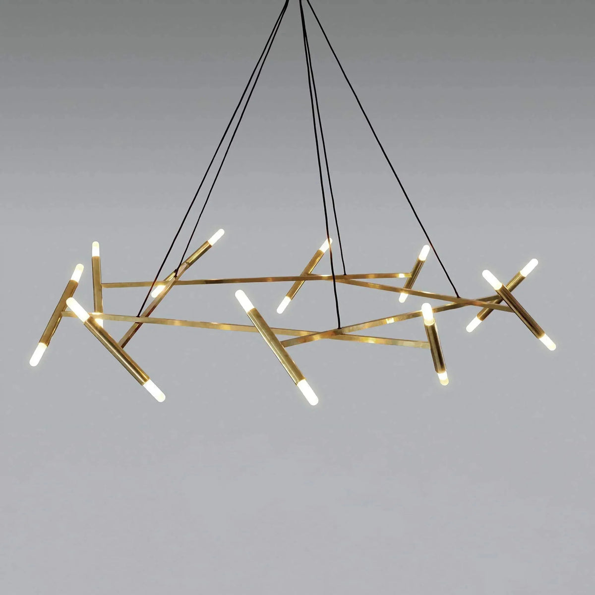 AURUM MODERN BRANCH CHANDELIER 23.6" 31.5" 39.4" 47.2"D - Ø 80 cm (31.5") × H 27 cm (10.6")casivra