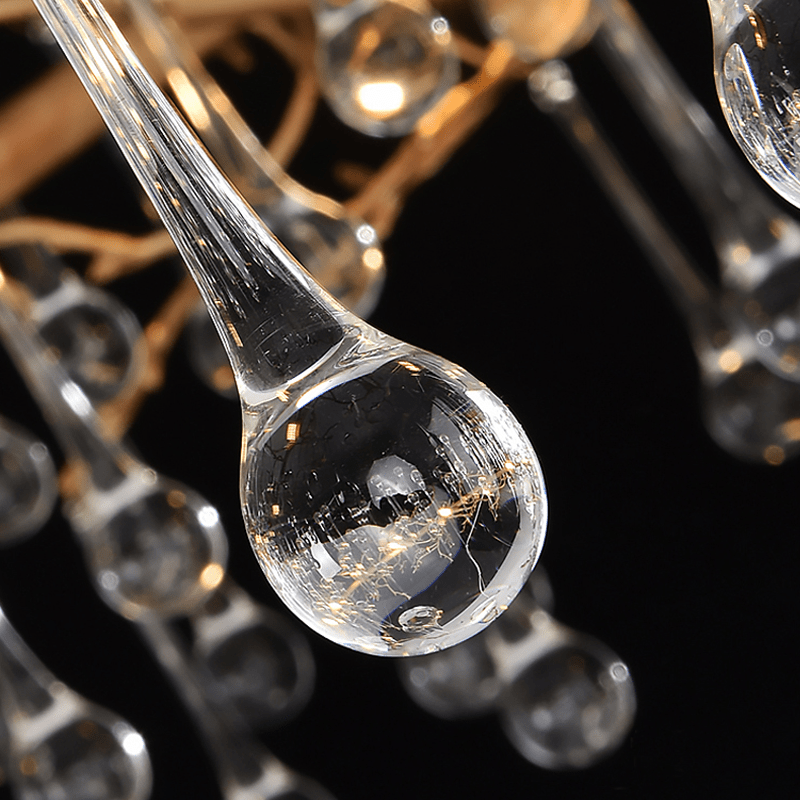 Avis Clear Crystal Ring Branch Chandelier - 23.62" diamcasivra