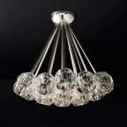 Boule De Radiant Crystal Flush Mount 24"
