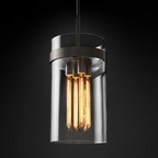 Ravelle Clear Glass Pendant Light