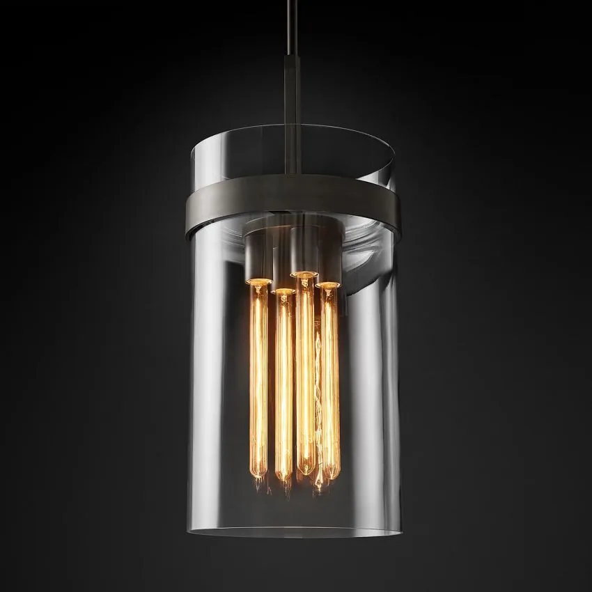 Ravelle Clear Glass Pendant Light
