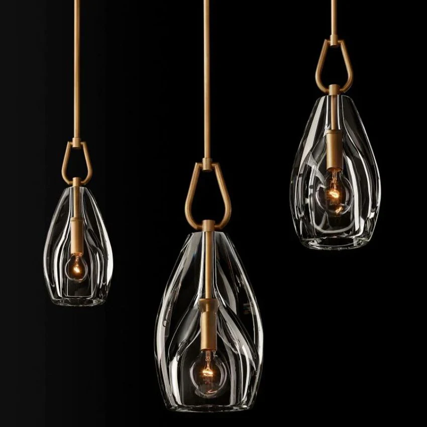 Botanist Crystal Flute Pendant Light