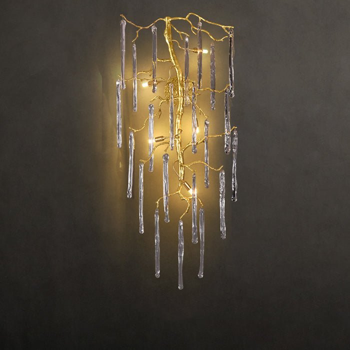 Beathe Light Luxury Crystal Branch Wall Sconce - casivra
