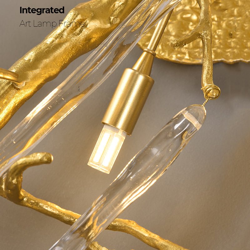 Beathe Light Luxury Crystal Branch Wall Sconce - casivra