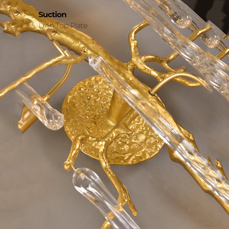 Beathe Light Luxury Crystal Branch Wall Sconce - casivra