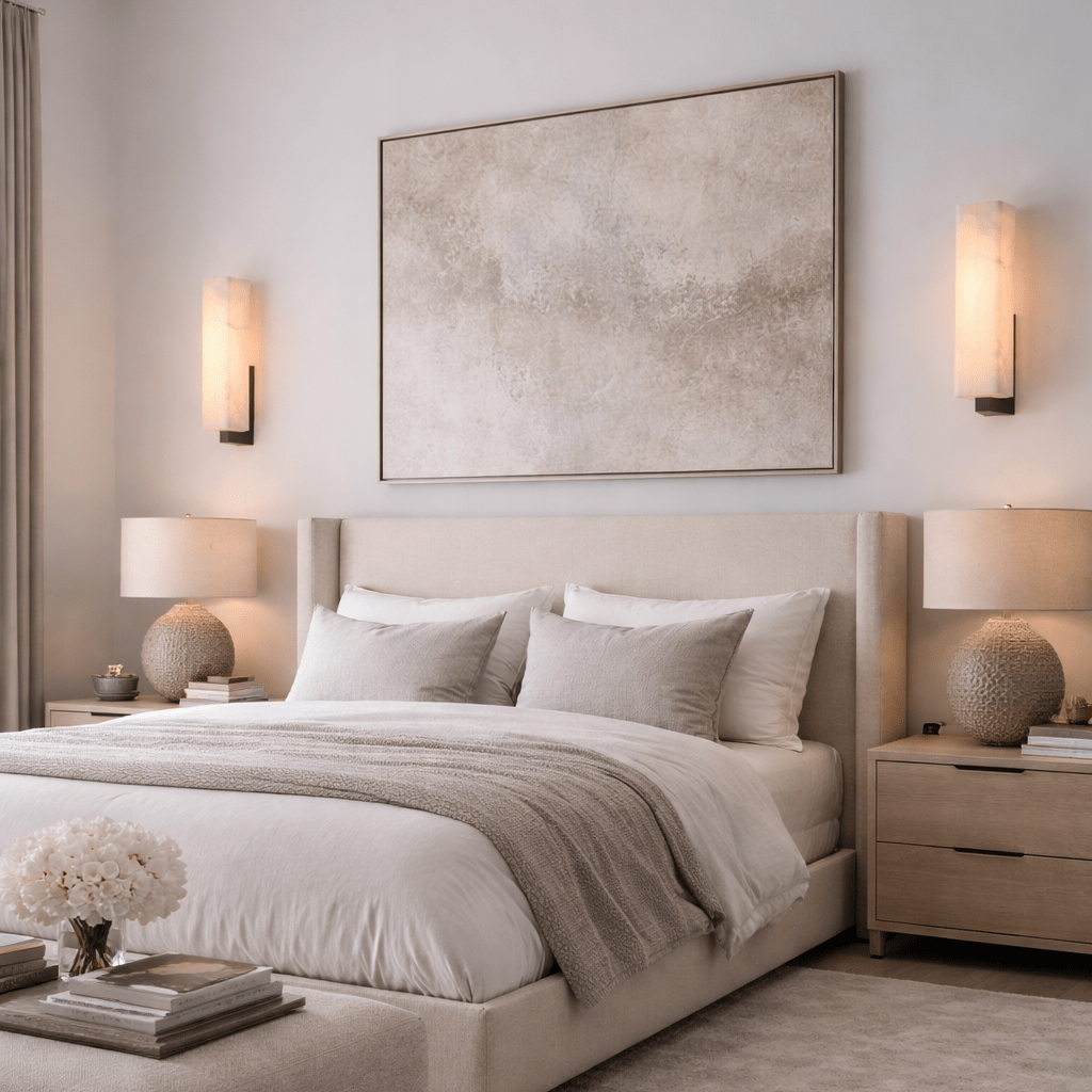 Alton marble wall sconce side profile