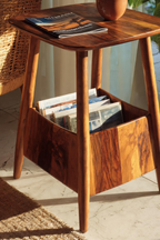 Handcrafted Wooden Side Table For Living Room And Furniture Decor