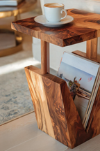 Modern Solid Wood Side Table For Living Room Furniture Decor