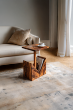 Farmhouse Handcrafted Wooden Side Table For Bedroom Decor