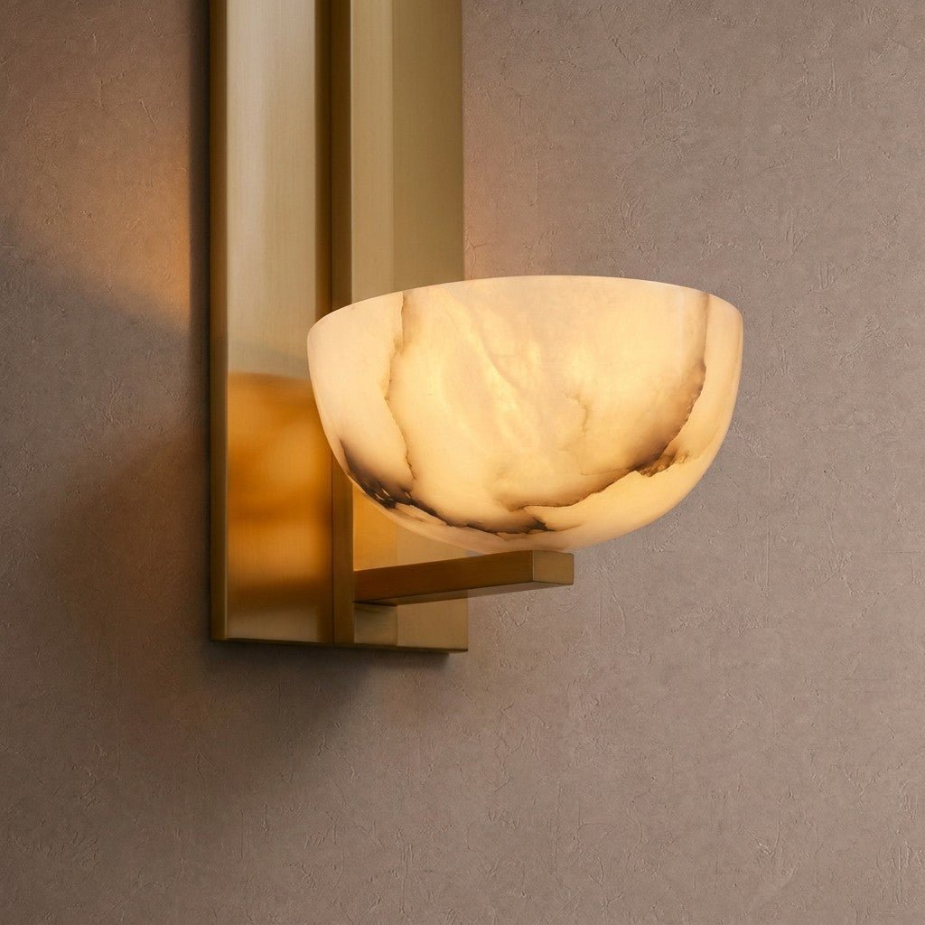 Belmira Alabaster Sconce - BRASScasivra