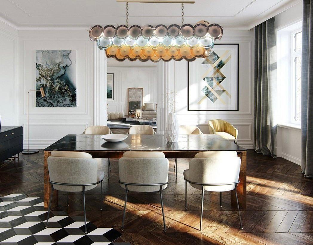 Bettina Rectangle Chandelier-Chandelier-casivra-casivra