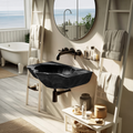 Modern Wooden Wall Mounted Bathroom Sink For Floating Bathroom Design