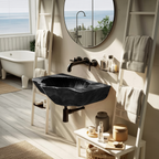 Modern Wooden Wall Mounted Bathroom Sink For Floating Bathroom Design