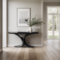 Handcrafted Wooden Live Edge Console Table For Entryway Decor