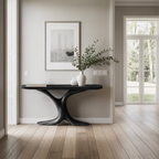 Handcrafted Wooden Live Edge Console Table For Entryway Decor