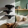 Mid Century Wooden Mushroom Shelf For Living Room And Bedroom Decor