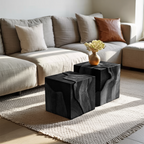 Handcrafted Low Wooden Coffee Table For Unique Living Room