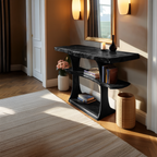 Farmhouse Live Edge Entryway Table For Hallway And Foyer Design