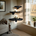 Mid Century Solid Wood Mushroom Shelf For Bedroom And Furniture Decor