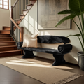 Live Edge Solid Wood Bench For Entryway Furniture Design