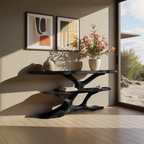 Mid Century Solid Wood Console Table For Classic Entryway Furniture