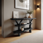 Handcrafted Solid Wood Console Table For Classic Entryway Furniture Style