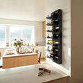 Vertical Wine Bottle Holder Wall Mounted For Dining Or Home Bar