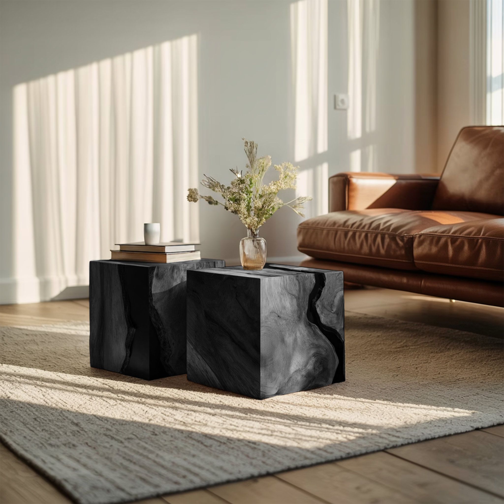 Farmhouse Low Coffee Table For Living Room And Lounge
