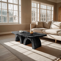 Farmhouse Handcrafted Wooden Live Edge Coffee Table For Decor
